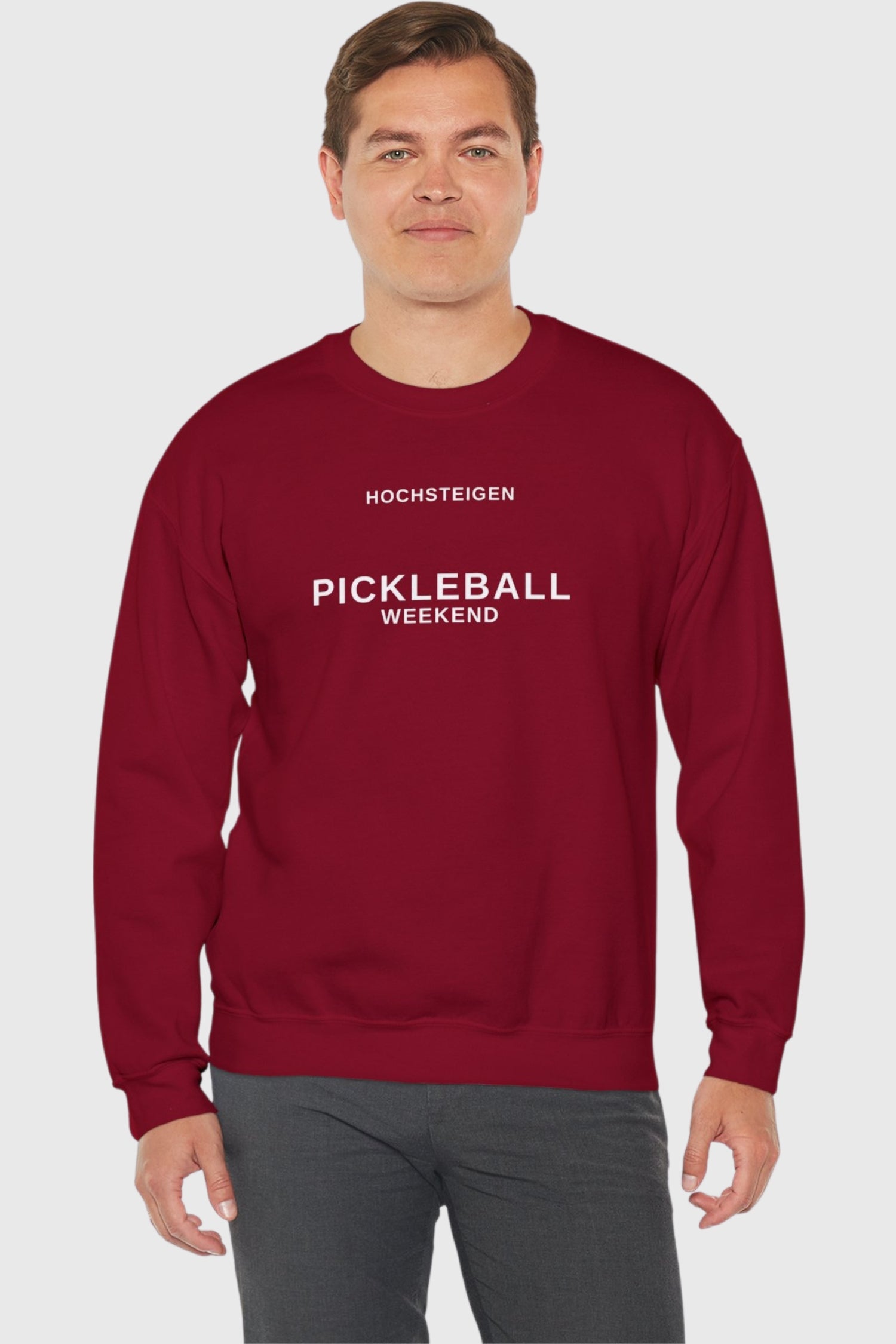 Crewneck Sweatshirt Pickleball Weekend Graphic