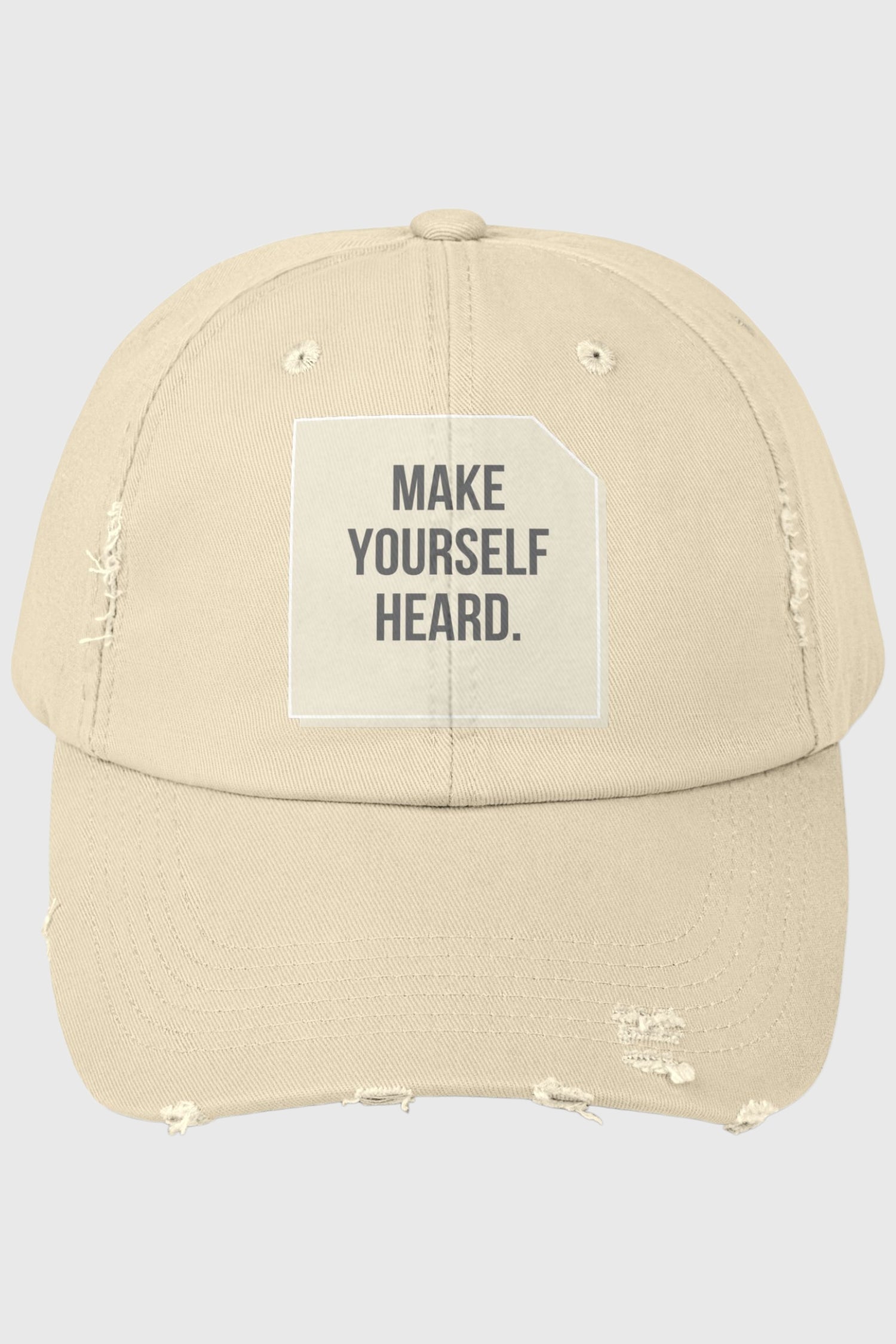 Women Make Yourself Heard Vintage Distressed Cap