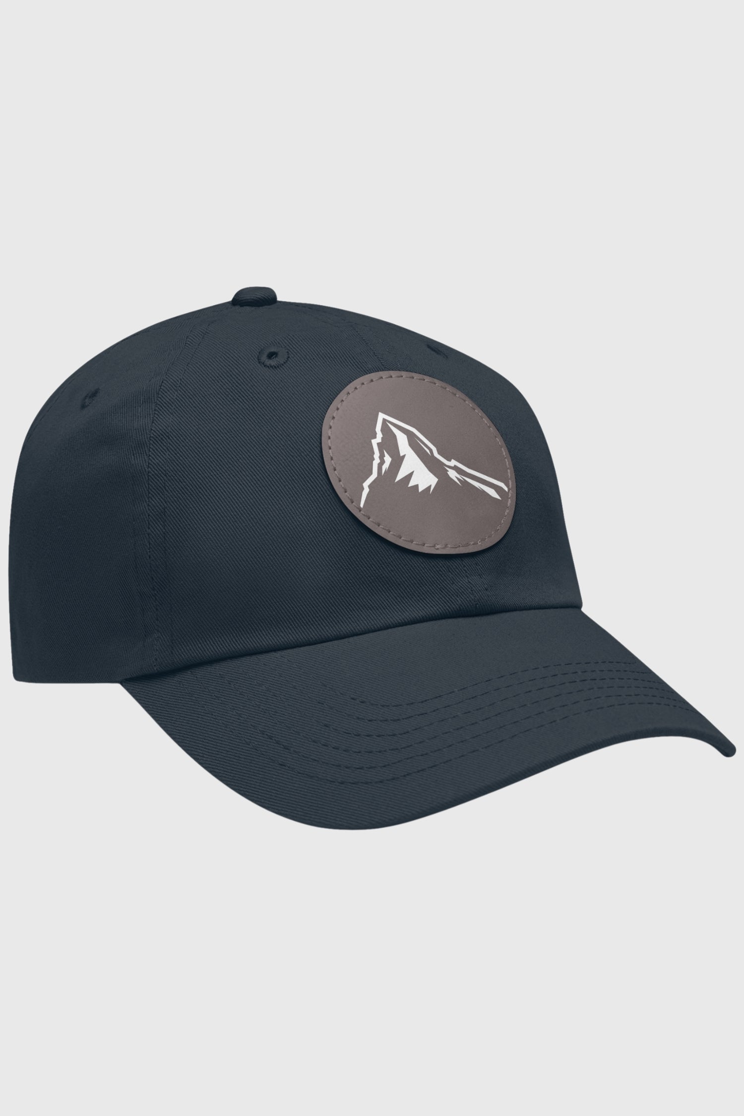 Timeless Baseball Cap With Leather Patch Men's