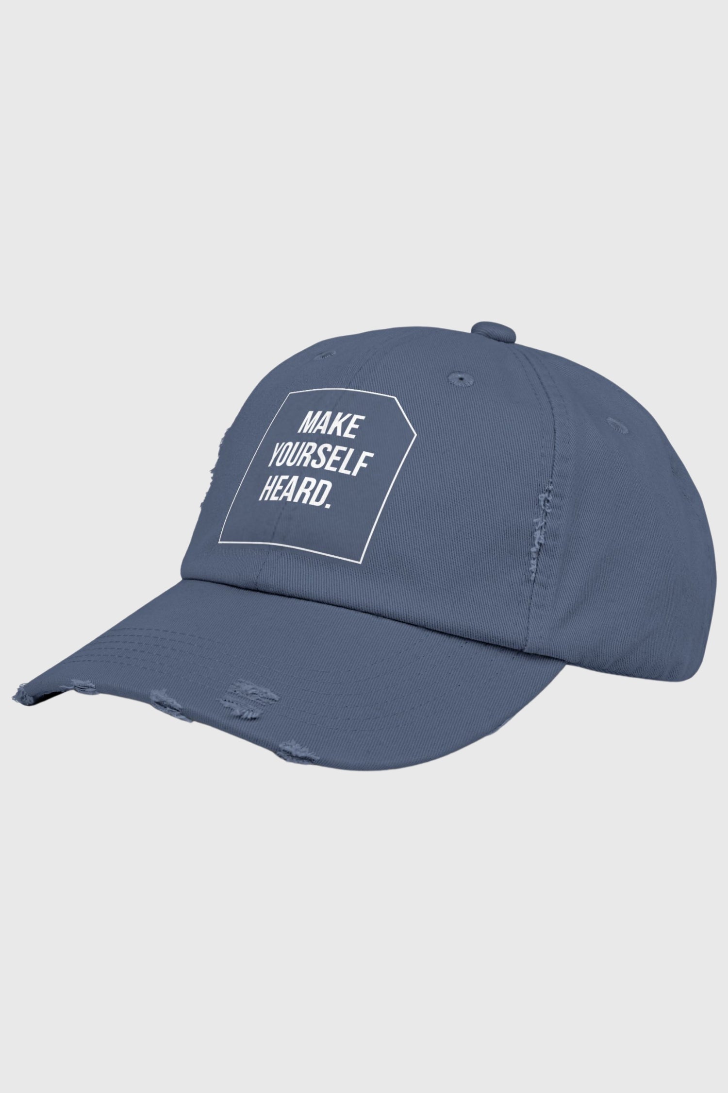 Men Make Yourself Heard Vintage Distressed Cap