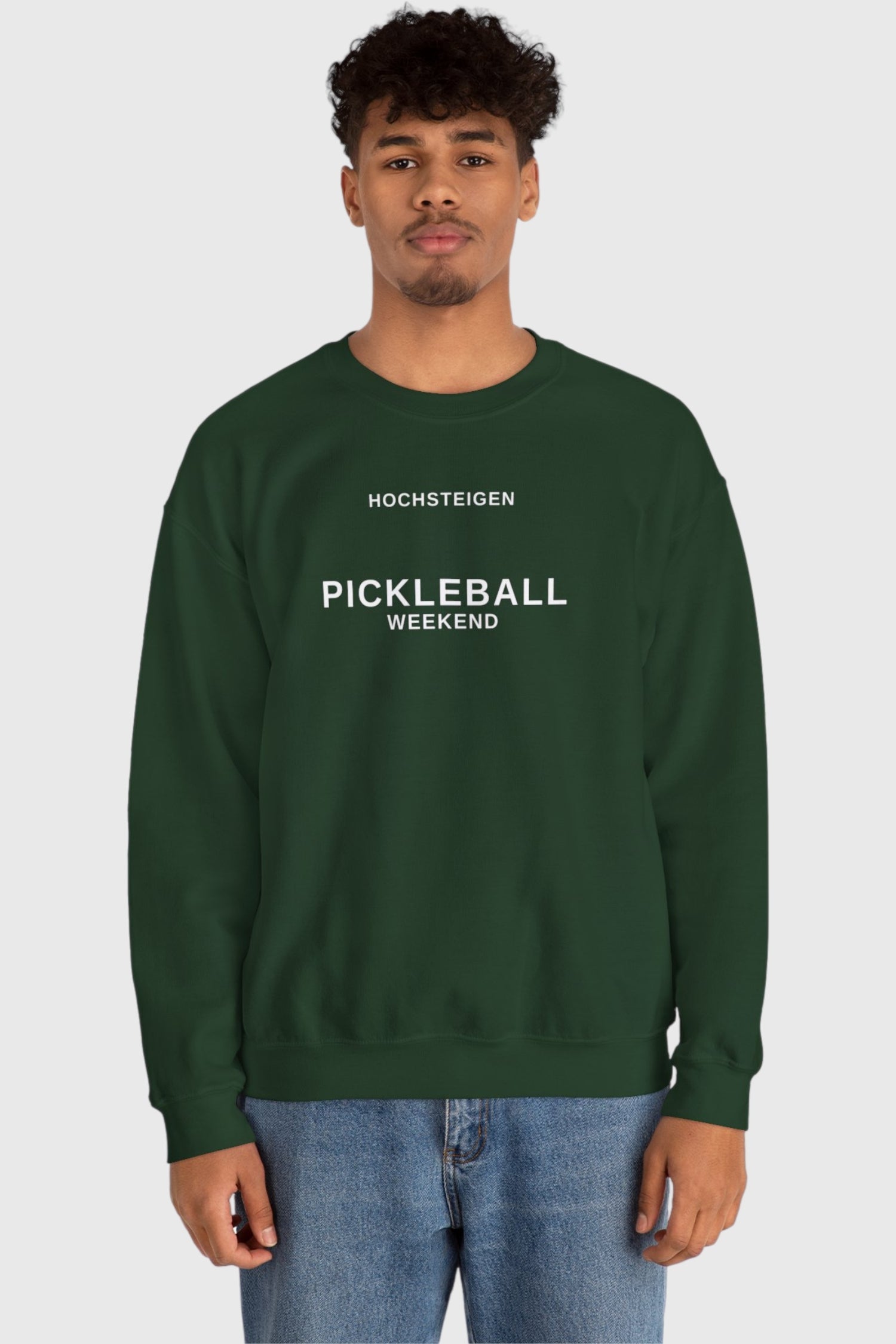 Crewneck Sweatshirt Pickleball Weekend Graphic