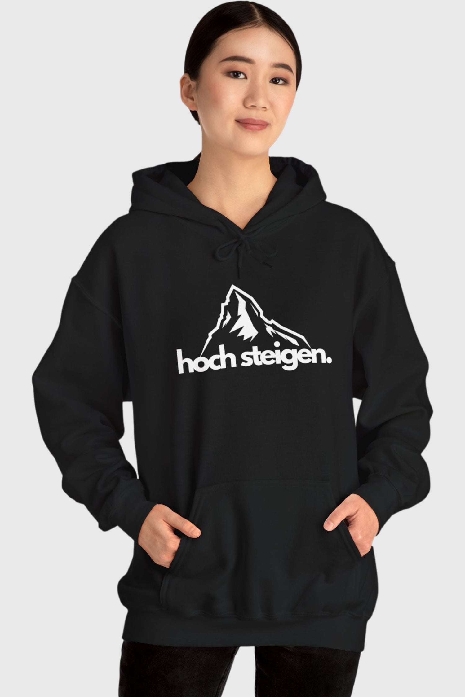 Hoch Steigen Graphic Classic Fit Pullover Hoodie