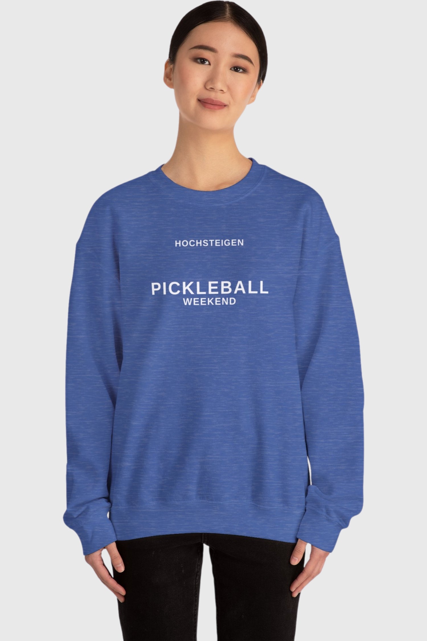 Crewneck Sweatshirt Pickleball Weekend Graphic