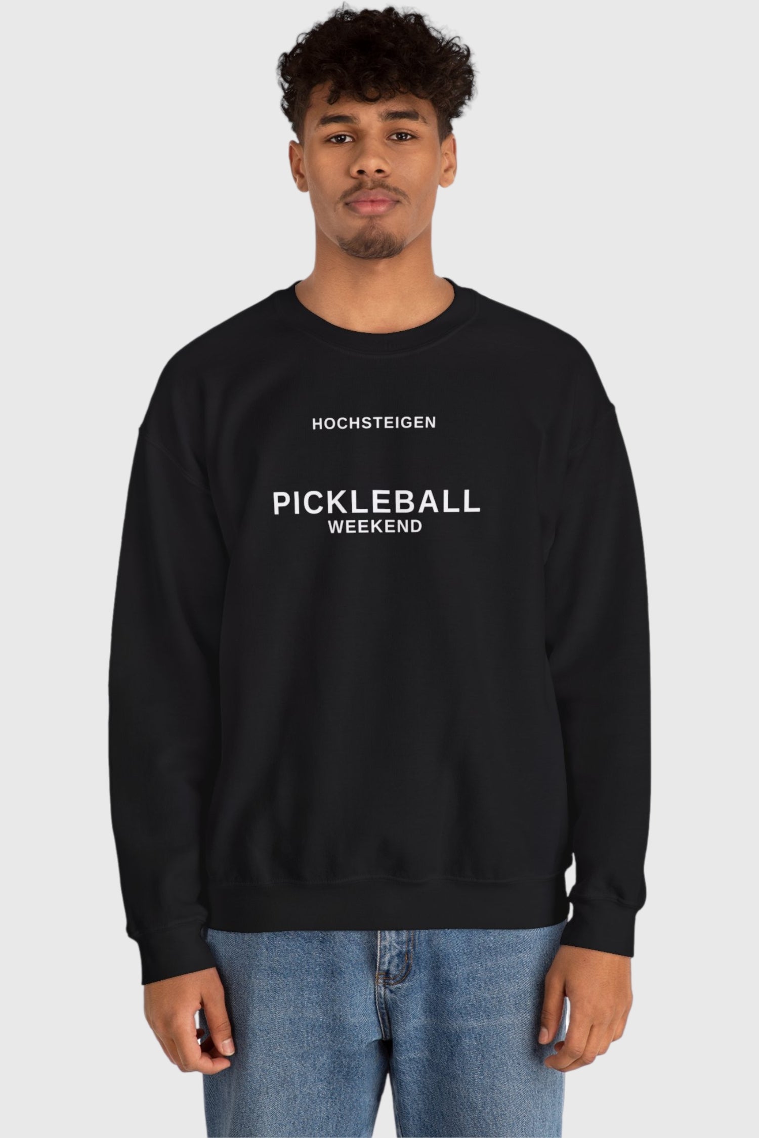 Crewneck Sweatshirt Pickleball Weekend Graphic