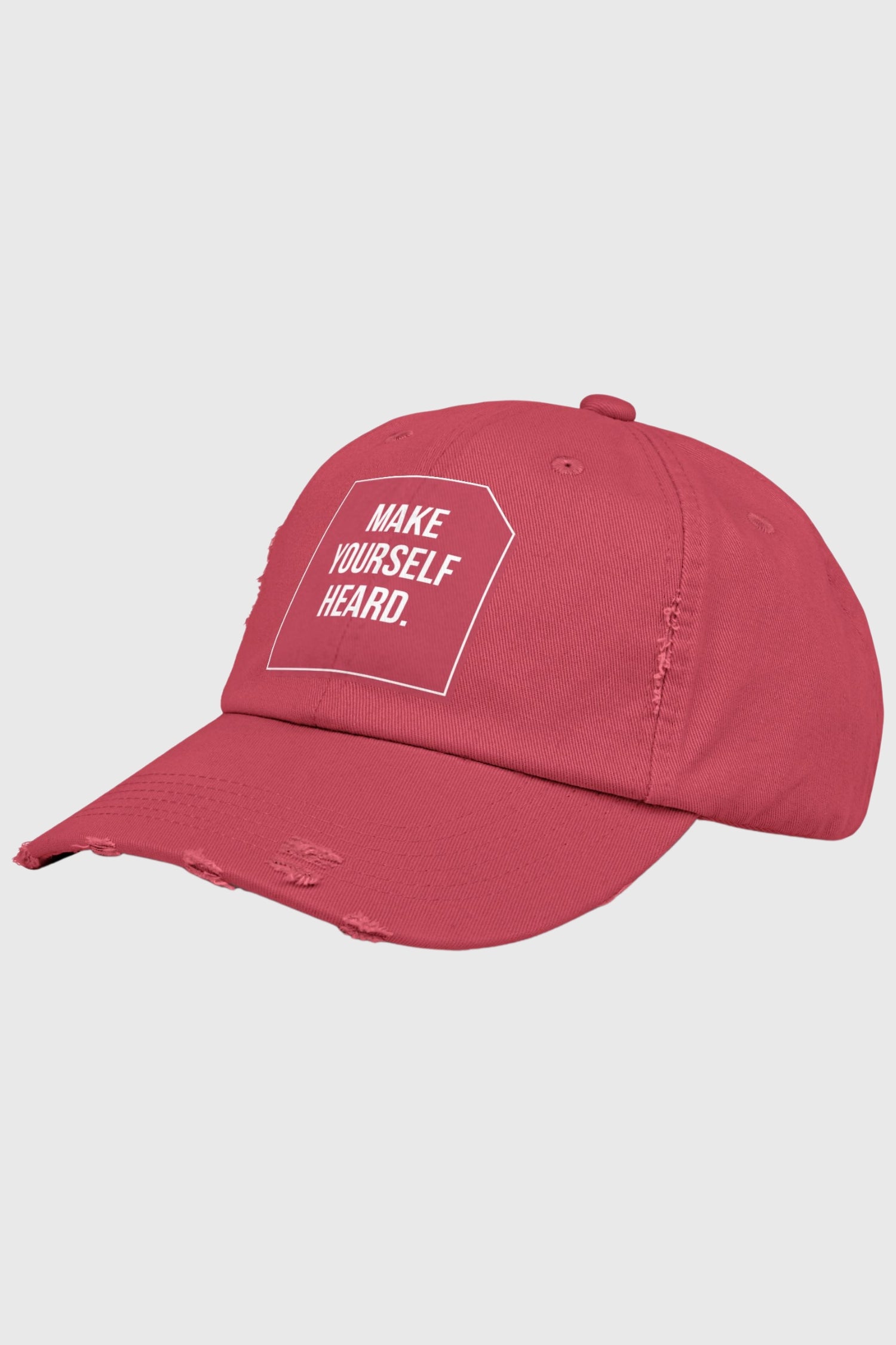 Women Make Yourself Heard Vintage Distressed Cap