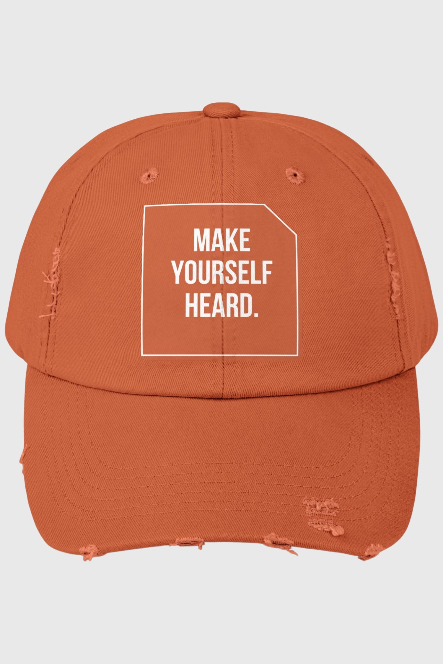 Women Make Yourself Heard Vintage Distressed Cap