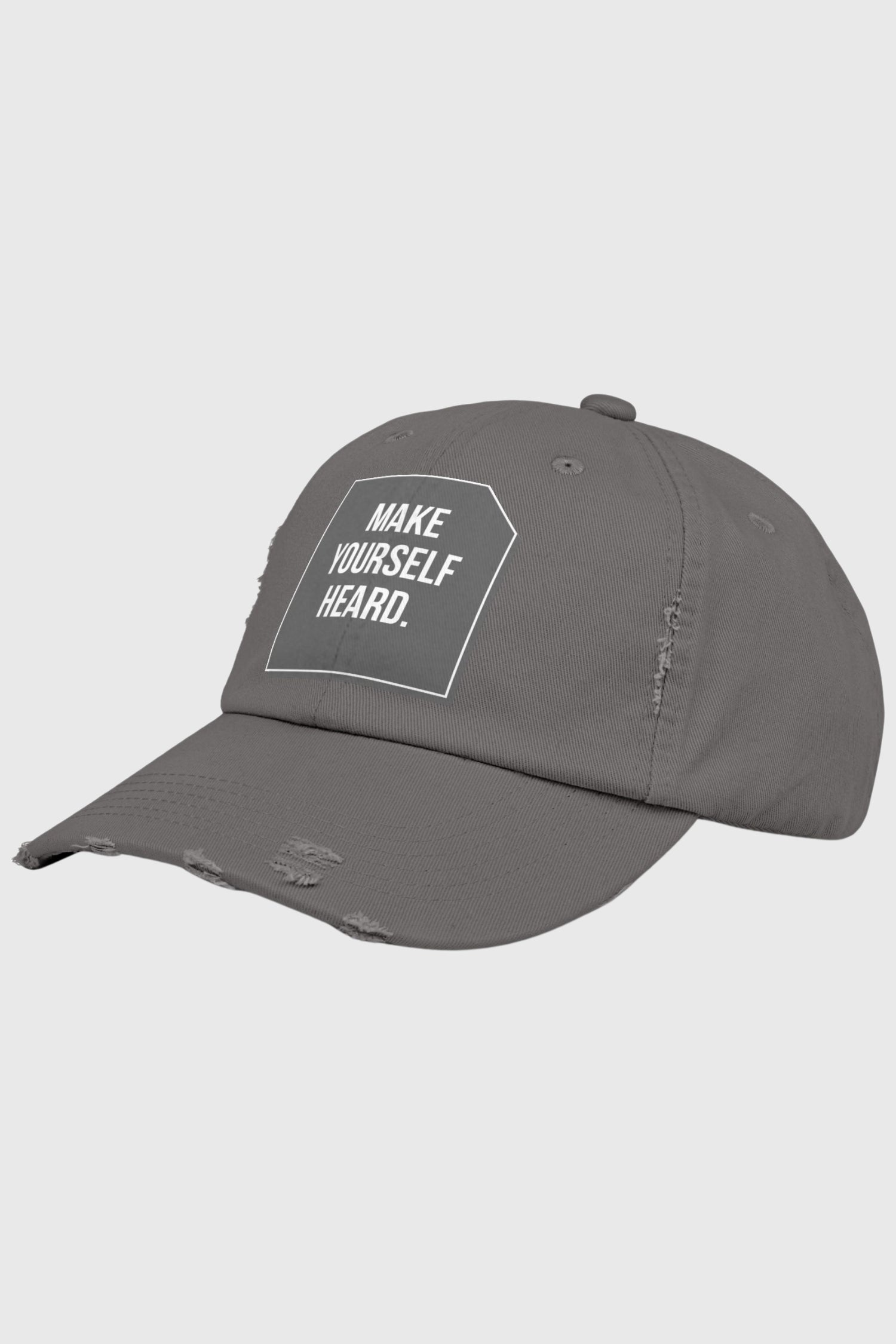 Men Make Yourself Heard Vintage Distressed Cap