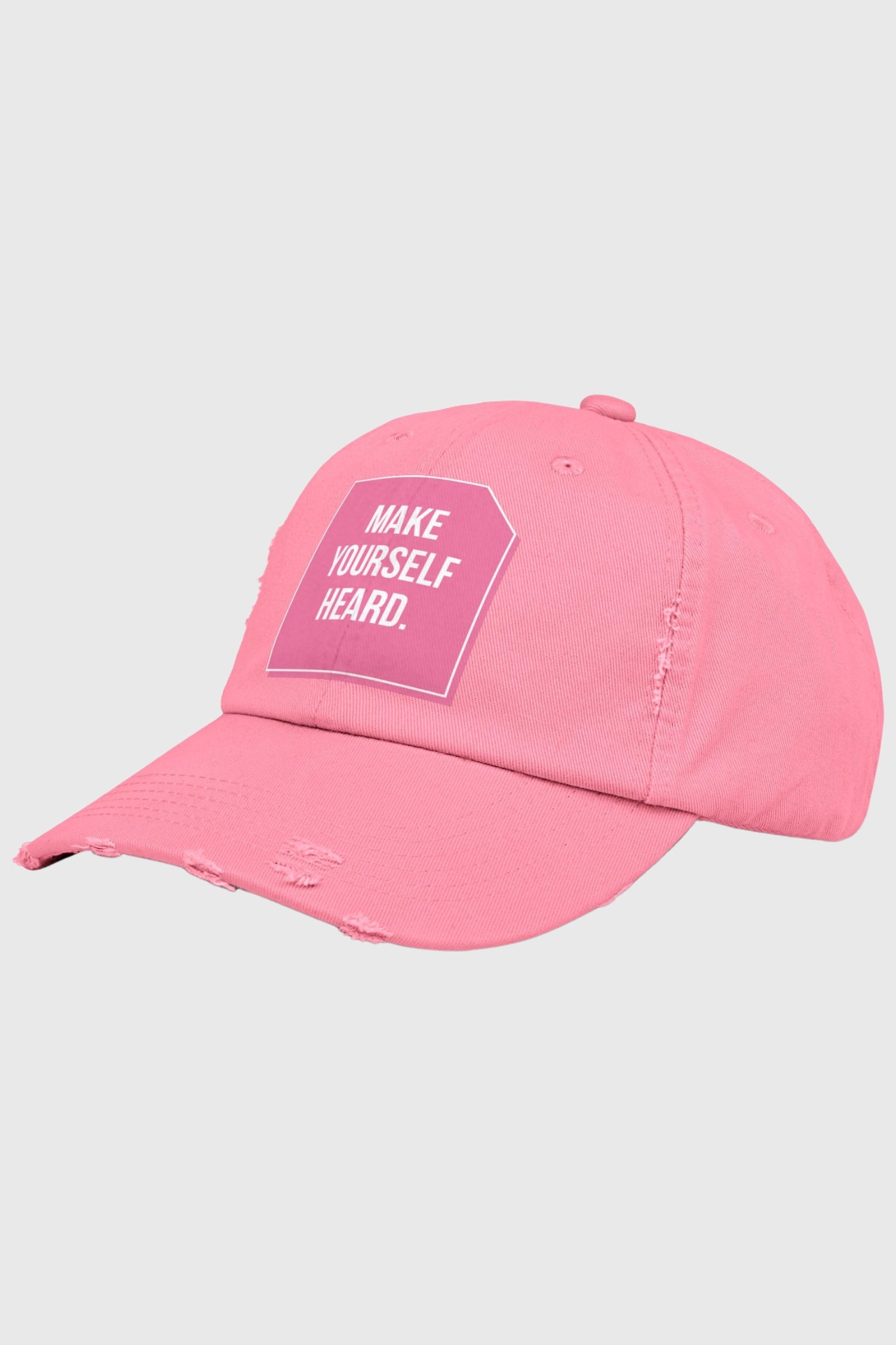 Women Make Yourself Heard Vintage Distressed Cap